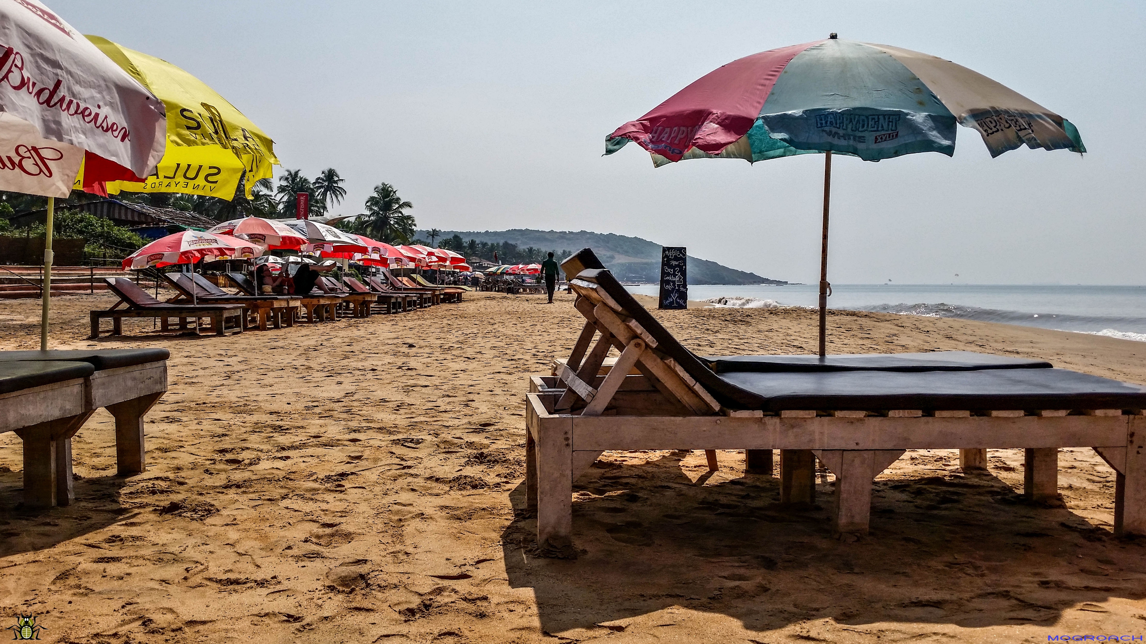 Anjuna Beach Indien Goa Mogroach