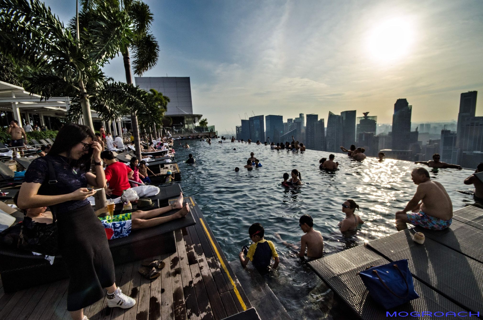Marina Bay Sands Infinity Pool Singapur Mogroach