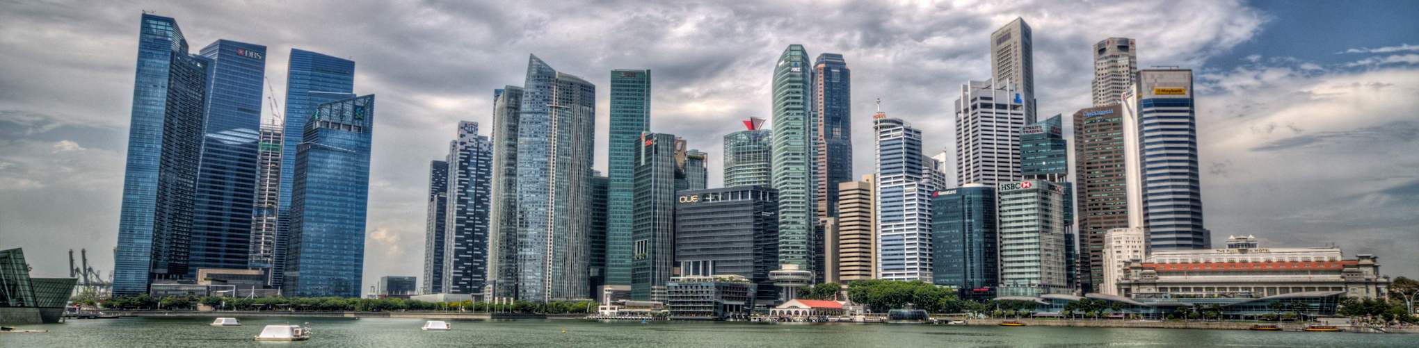 Singapur Skyline - www.mogroach.de