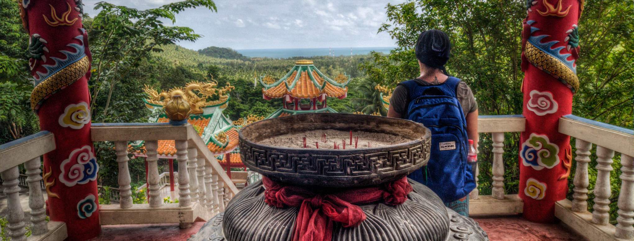 chinesischer Temple Koh Phangan Mogroach Thailand