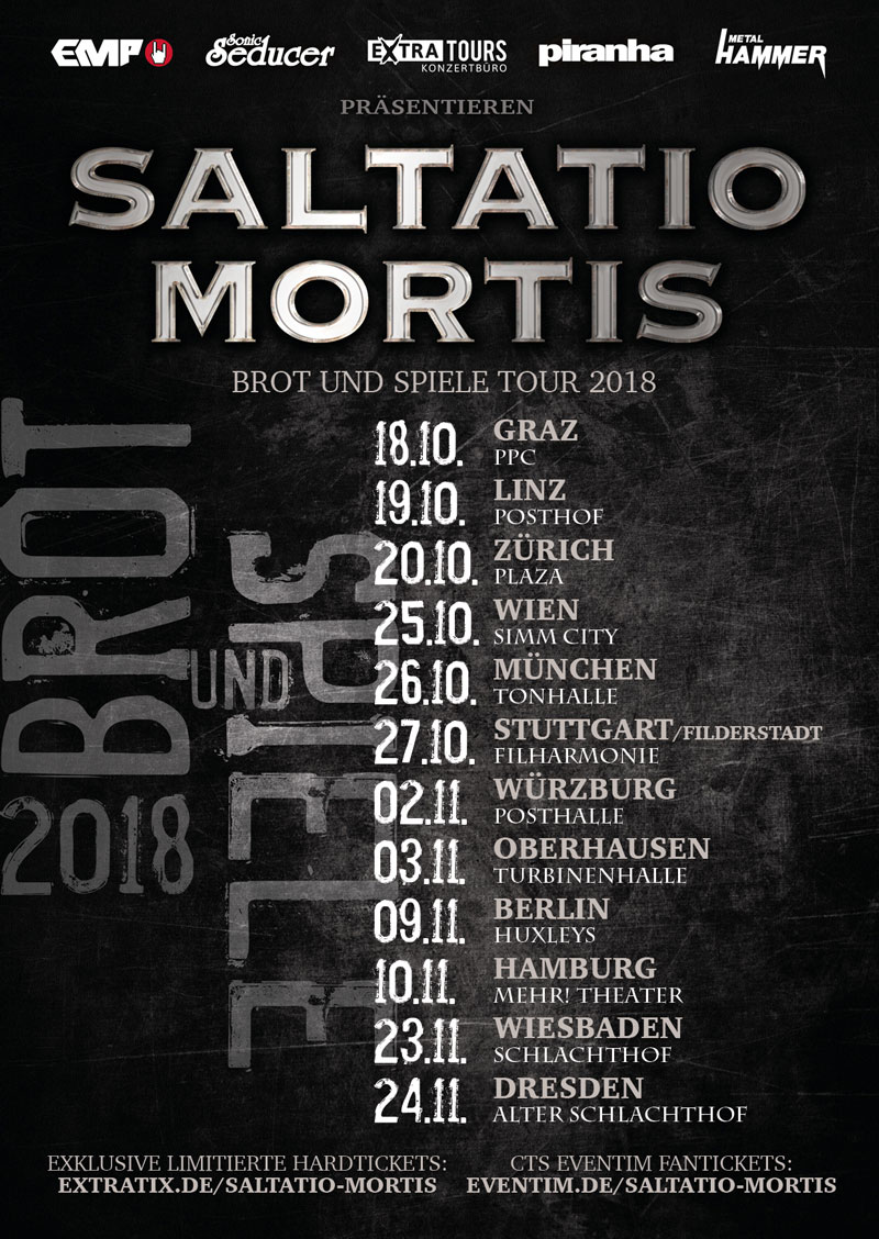 Saltatio Mortis 2018 Wiesbaden Brot und Spiele